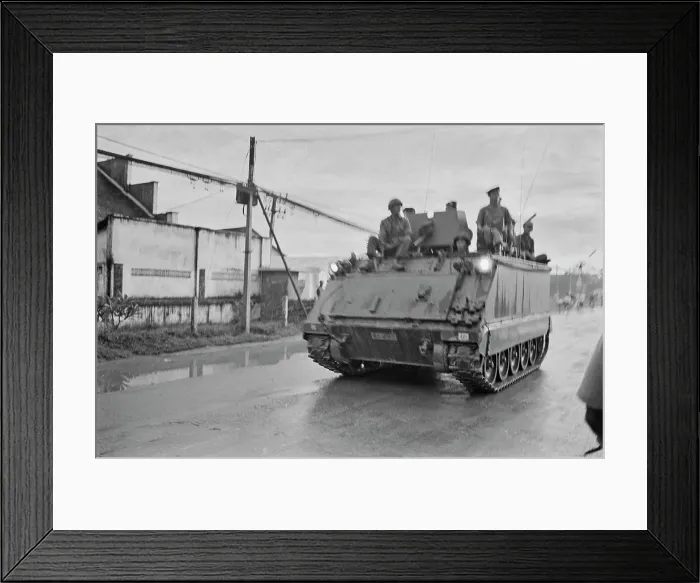 Framed Print : Military In Saigon Framed Print : Military In Saigon
