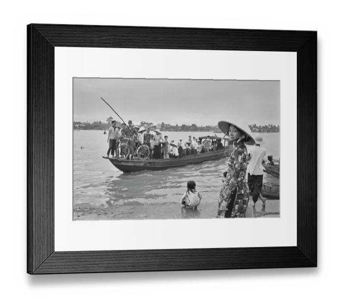 Framed Print : Life Along The Saigon River Framed Print : Life Along The Saigon River