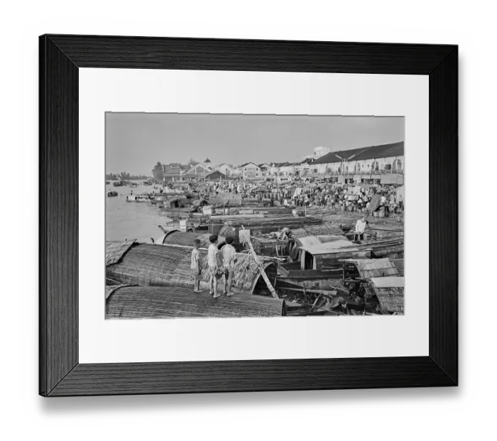 Framed Print : Life Along The Saigon River Framed Print : Life Along The Saigon River