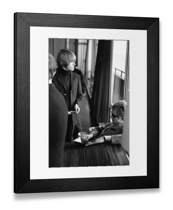 Framed Print : Rolling Stones Guitarist And Manager