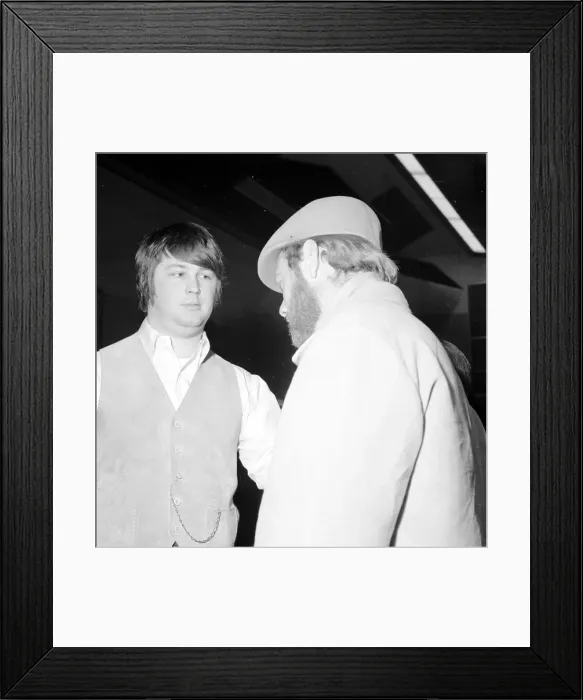 Framed Print : Brian & Mike Of The Beach Boys Framed Print : Brian & Mike Of The Beach Boys