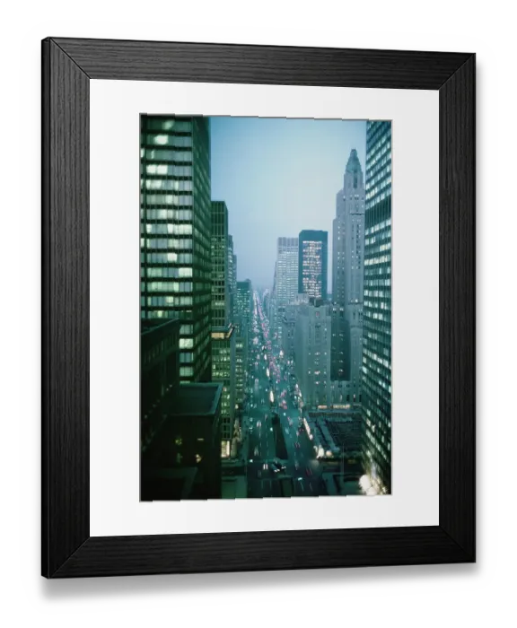 Framed Print : Twilit Manhattan Framed Print : Twilit Manhattan