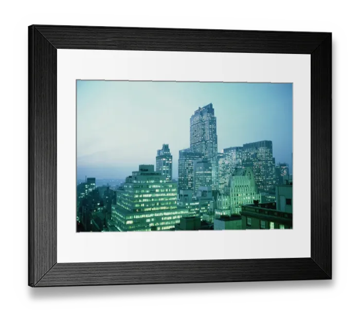 Framed Print : Manhattan Skyscrapers