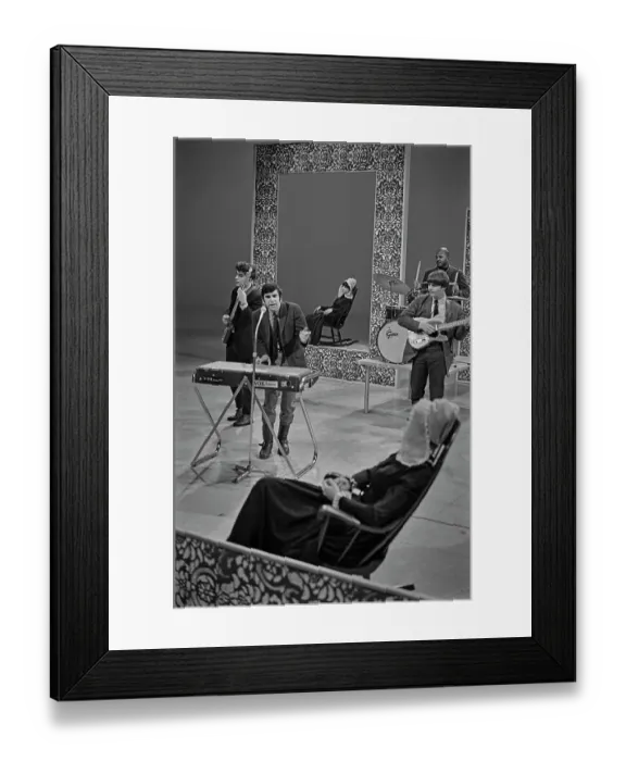 Framed Print : Goldberg-Miller Blues Band Play Hullabaloo Framed Print : Goldberg-Miller Blues Band Play Hullabaloo