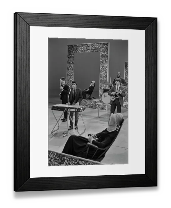 Framed Print : Goldberg-Miller Blues Band Play Hullabaloo Framed Print : Goldberg-Miller Blues Band Play Hullabaloo