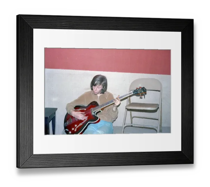 Framed Print : Buffalo Springfield Bassist Recording Framed Print : Buffalo Springfield Bassist Recording