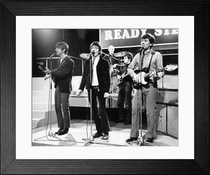 Framed Print : British Rock Group The Hollies Framed Print : British Rock Group The Hollies