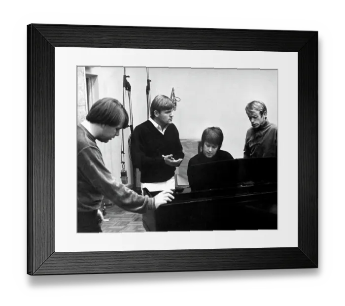 Framed Print : Beach Boys Around The Piano Framed Print : Beach Boys Around The Piano