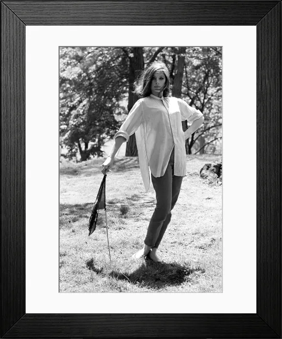 Framed Print : Barbra Streisand In Central Park Framed Print : Barbra Streisand In Central Park