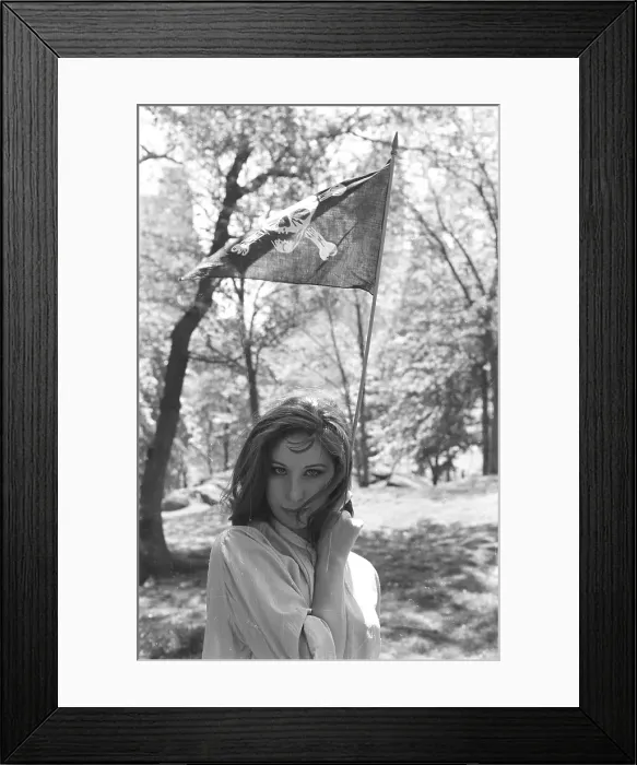 Framed Print : Barbra Streisand In Central Park Framed Print : Barbra Streisand In Central Park