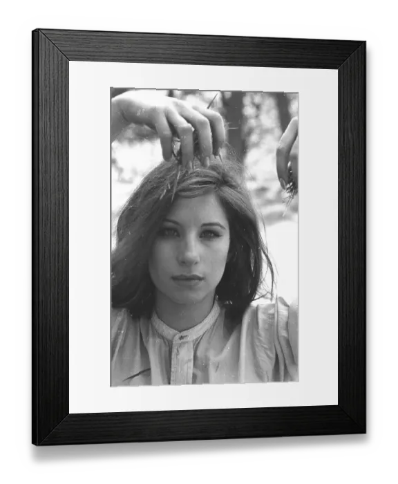 Framed Print : Barbra Streisand In Central Park Framed Print : Barbra Streisand In Central Park