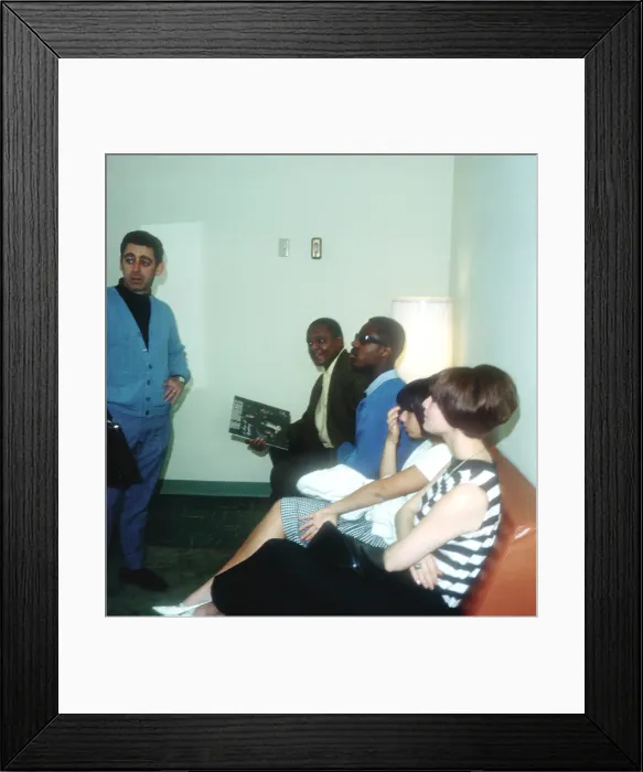 Framed Print : Stevie Wonder In The Studio Framed Print : Stevie Wonder In The Studio