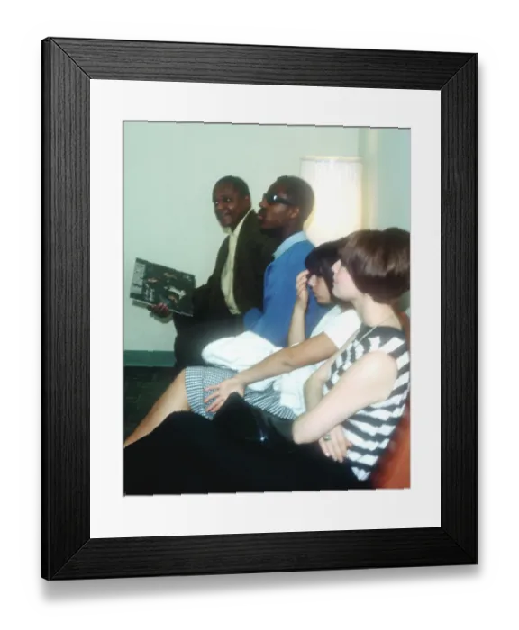 Framed Print : Stevie Wonder In The Studio Framed Print : Stevie Wonder In The Studio