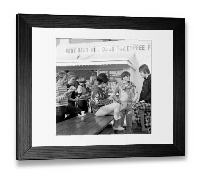 Framed Print : Beach Boys At Pacific Ocean Park