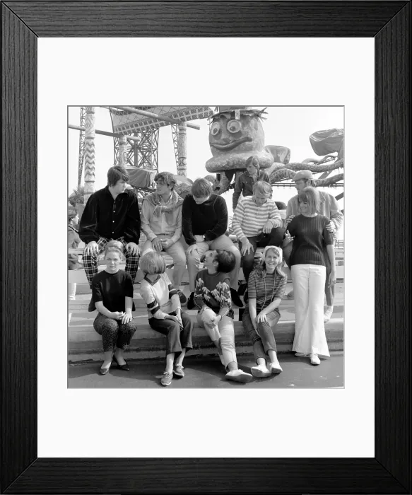Framed Print : Beach Boys At Pacific Ocean Park Framed Print : Beach Boys At Pacific Ocean Park