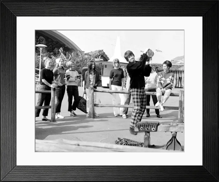 Framed Print : Beach Boys At Pacific Ocean Park Framed Print : Beach Boys At Pacific Ocean Park