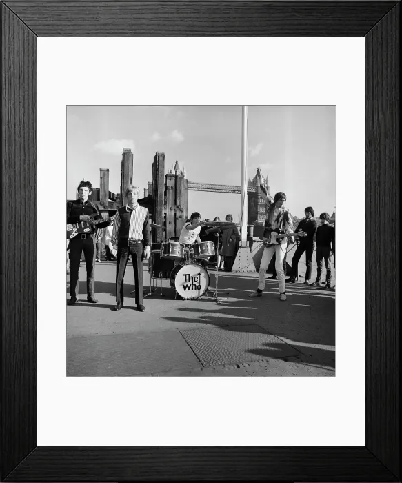 Framed Print : The Who On Dick Clark's Where The Action Is Framed Print : The Who On Dick Clark's Where The Action Is