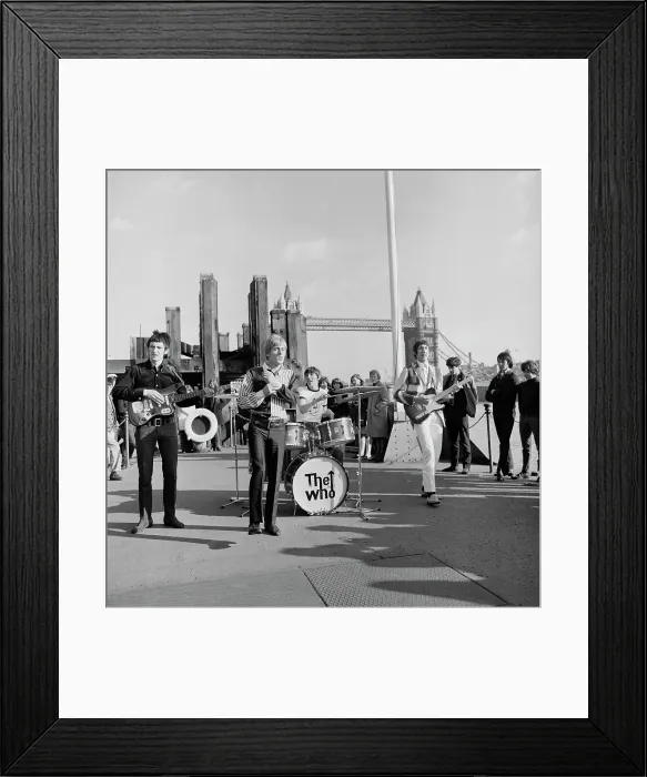 Framed Print : The Who On Dick Clark's Where The Action Is Framed Print : The Who On Dick Clark's Where The Action Is