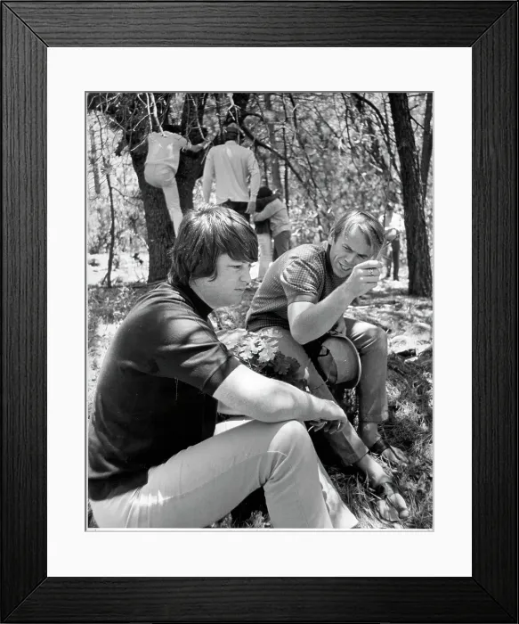 Framed Print : Beach Boys Photo Shoot Framed Print : Beach Boys Photo Shoot