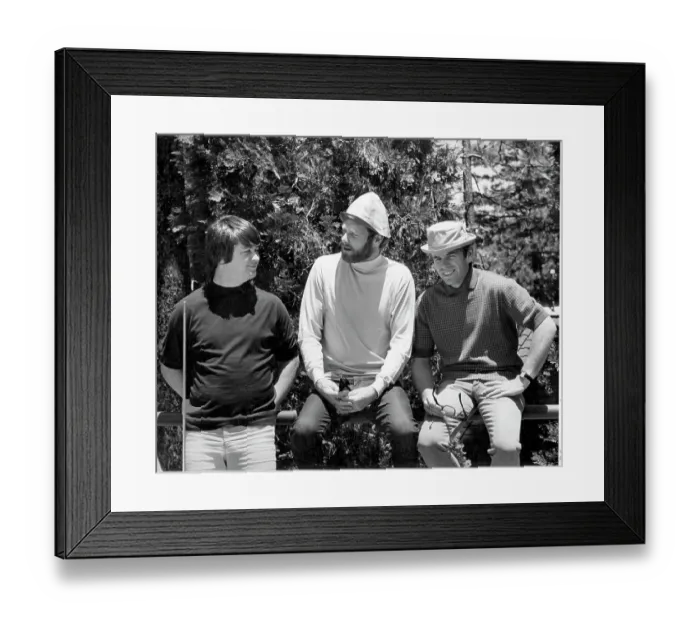 Framed Print : Beach Boys Photo Shoot For God Only Knows Framed Print : Beach Boys Photo Shoot For God Only Knows