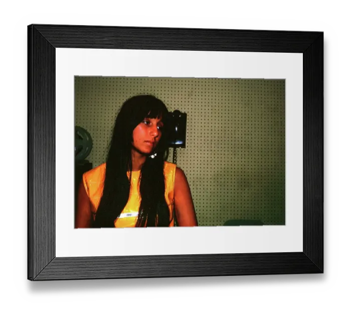 Framed Print : Cher Recording Framed Print : Cher Recording