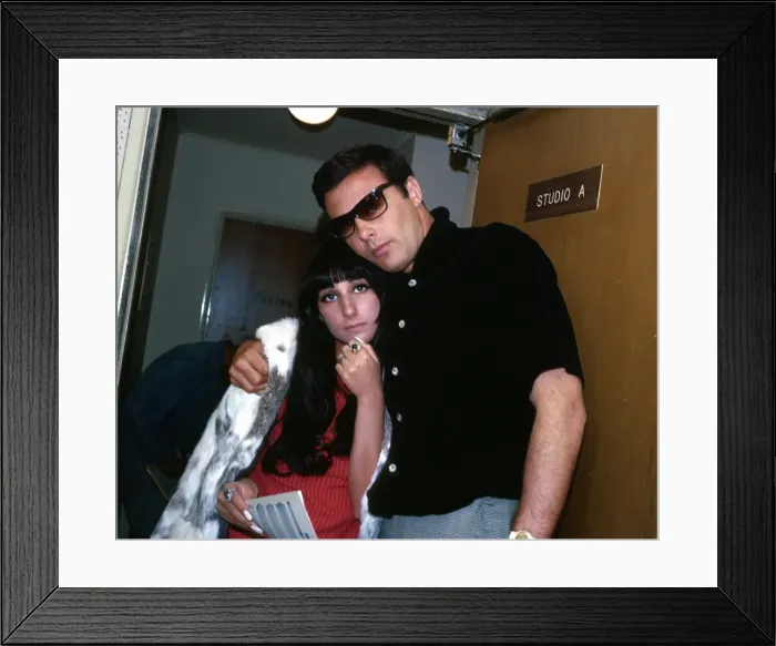 Framed Print : Cher Recording Framed Print : Cher Recording