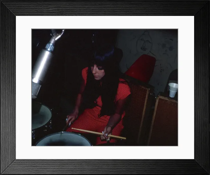 Framed Print : Cher Recording Framed Print : Cher Recording