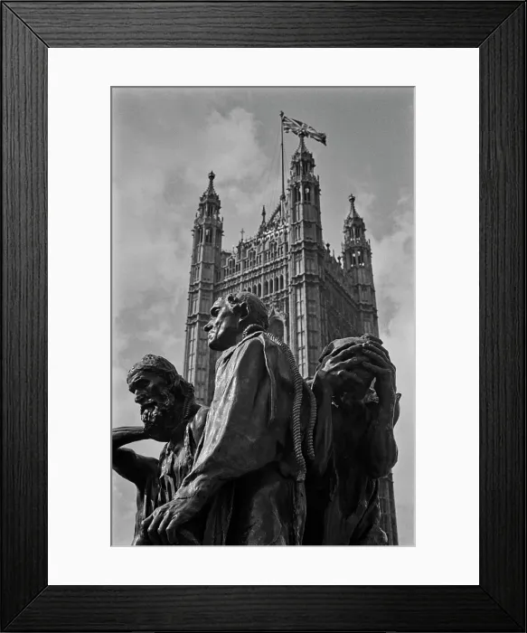 Framed Print : Rodin's Burghers Of Calais Framed Print : Rodin's Burghers Of Calais