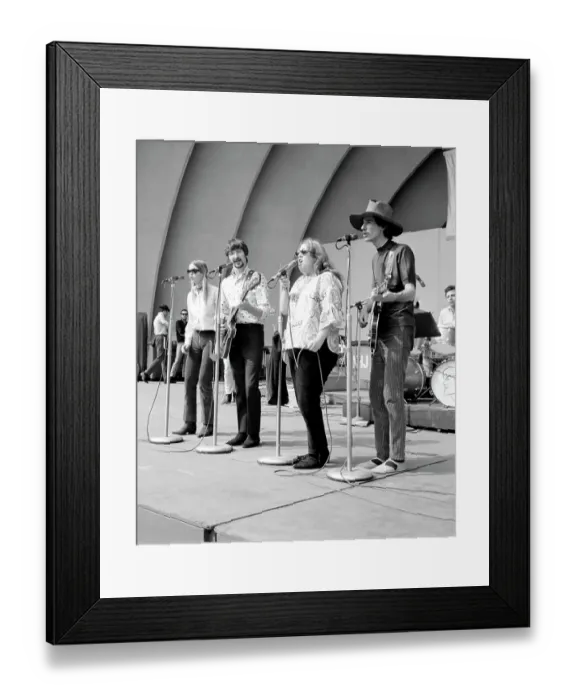 Framed Print : The Mamas And The Papas At The Hollywood Bowl