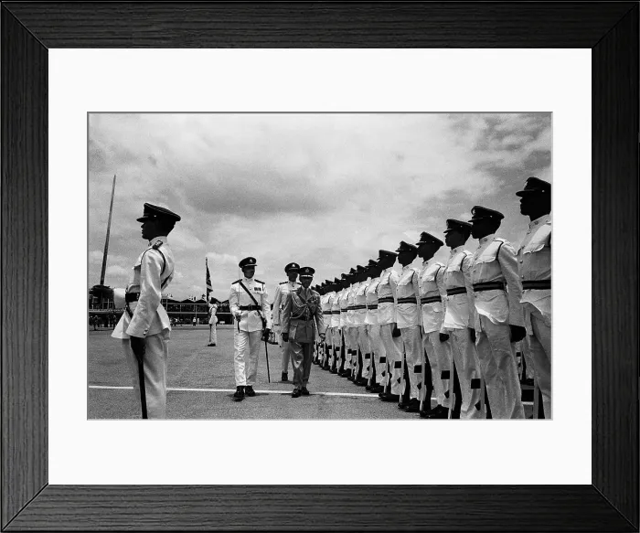 Framed Print : Haile Selassie Attends A Ceremonial Parade In Chaguaramas Trinidad Framed Print : Haile Selassie Attends A Ceremonial Parade In Chaguaramas Trinidad