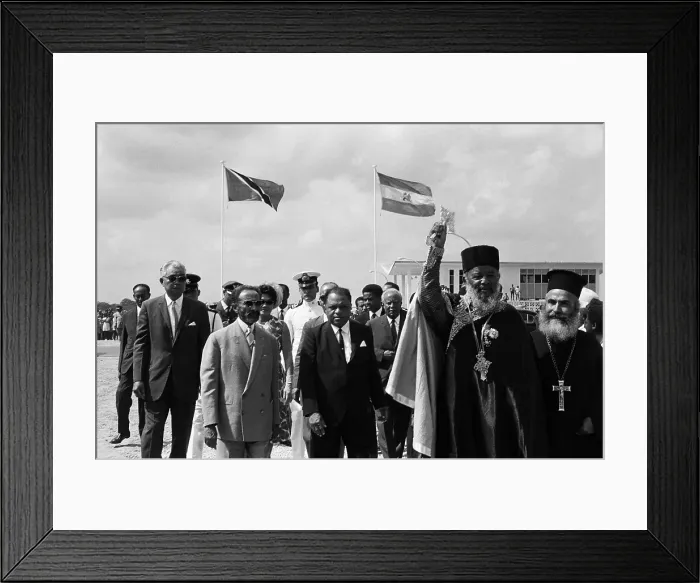 Framed Print : Haile Selassie In Port Of Spain Trinidad Framed Print : Haile Selassie In Port Of Spain Trinidad