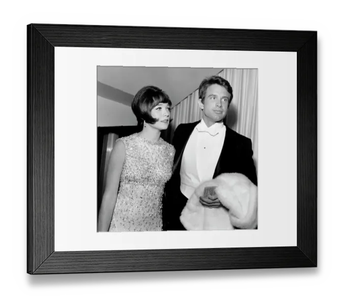Framed Print : Shirley MacLaine & Warren Beatty Attend A Movie Premiere Framed Print : Shirley MacLaine & Warren Beatty Attend A Movie Premiere