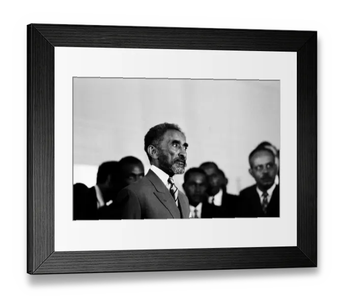 Framed Print : Haile Selassie Attends A Reception In Kingston Jamaica Framed Print : Haile Selassie Attends A Reception In Kingston Jamaica