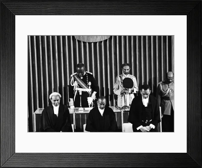 Framed Print : Haile Selassie Addresses Parliament In Kingston Jamaica Framed Print : Haile Selassie Addresses Parliament In Kingston Jamaica