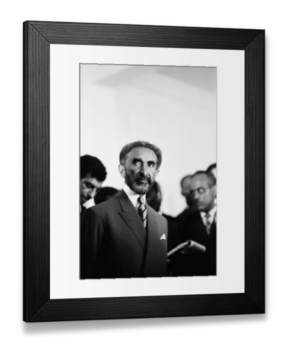 Framed Print : Haile Selassie Attends A Reception In Kingston Jamaica Framed Print : Haile Selassie Attends A Reception In Kingston Jamaica