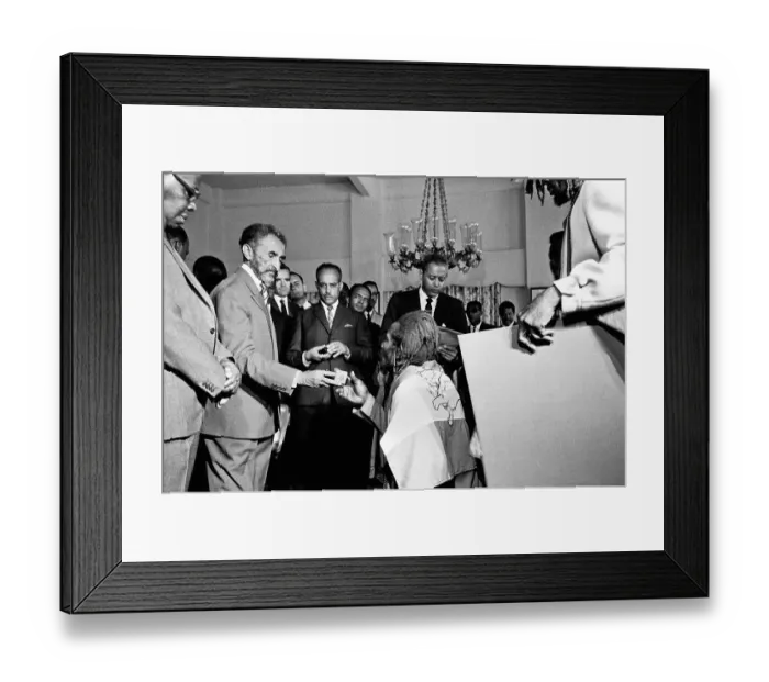 Framed Print : Haile Selassie Greets A Delegation Of Rastafarians At A Reception In Kingston Jamaica Framed Print : Haile Selassie Greets A Delegation Of Rastafarians At A Reception In Kingston Jamaica