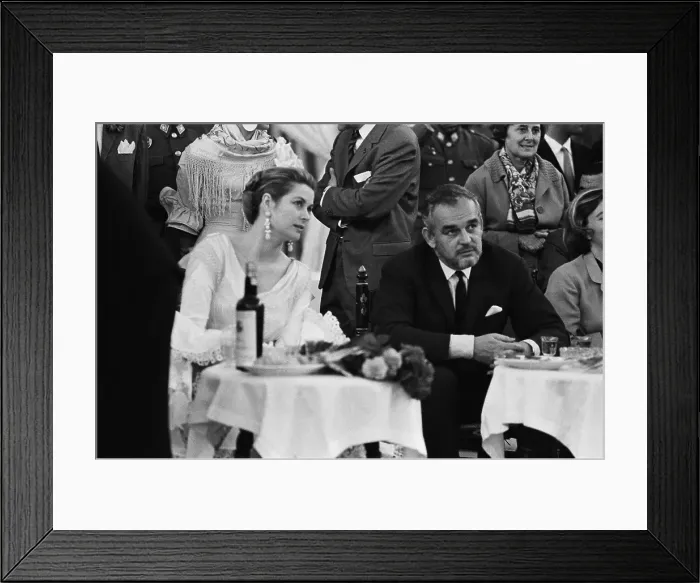 Framed Print : Princess Grace And Prince Rainier Framed Print : Princess Grace And Prince Rainier