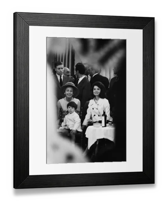 Framed Print : Jacqueline Kennedy In Seville Framed Print : Jacqueline Kennedy In Seville