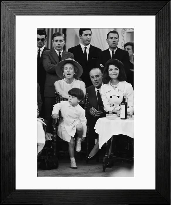 Framed Print : Jacqueline Kennedy In Seville Framed Print : Jacqueline Kennedy In Seville