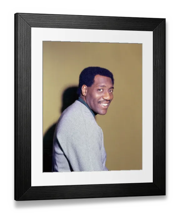Framed Print : Otis Redding Portrait In England Framed Print : Otis Redding Portrait In England