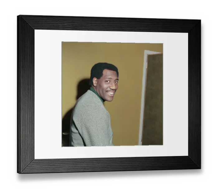 Framed Print : Otis Redding Portrait In England Framed Print : Otis Redding Portrait In England