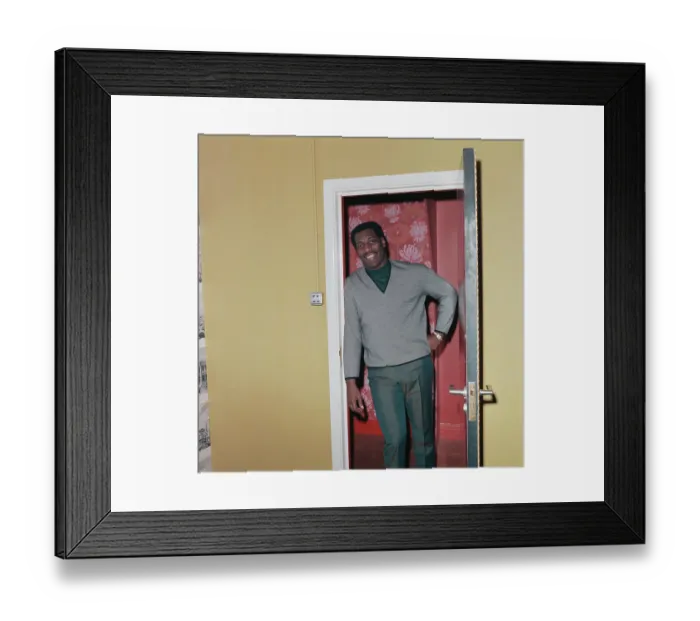Framed Print : Otis Redding Portrait In England