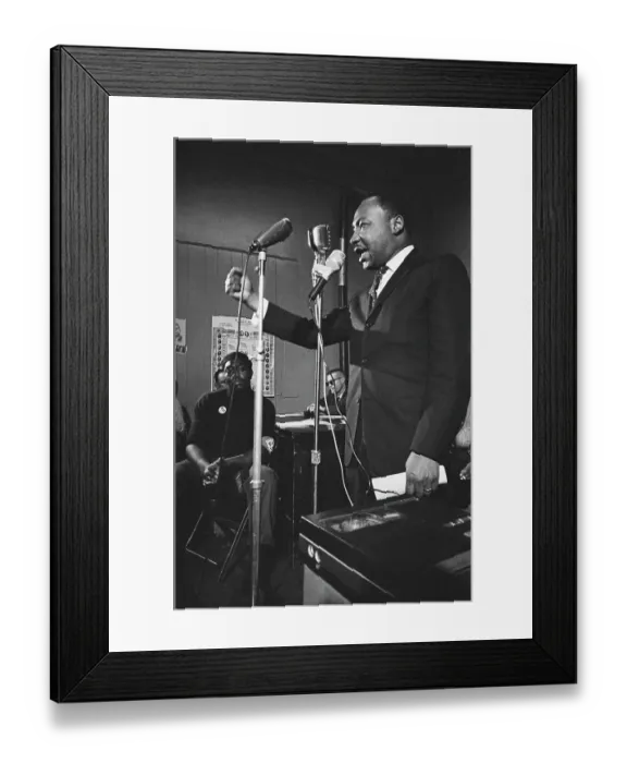 Framed Print : MLK In Chicago Framed Print : MLK In Chicago