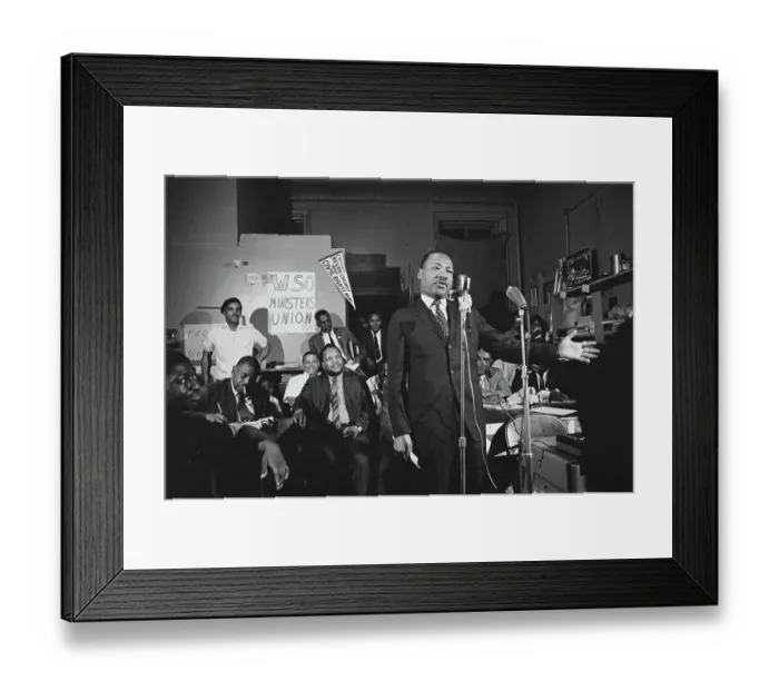 Framed Print : MLK In Chicago Framed Print : MLK In Chicago