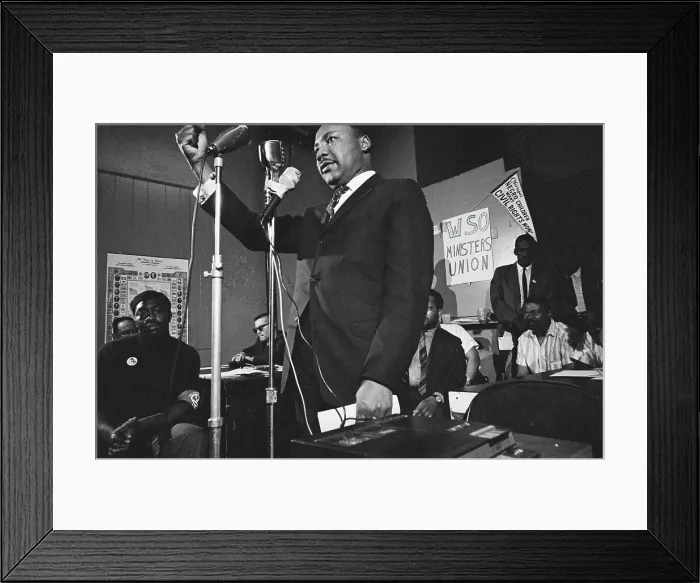 Framed Print : MLK In Chicago Framed Print : MLK In Chicago