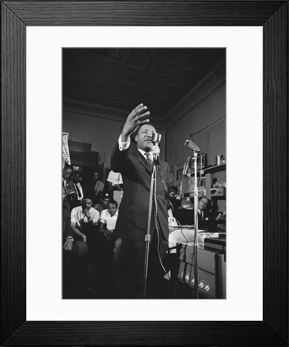 Framed Print : MLK In Chicago Framed Print : MLK In Chicago