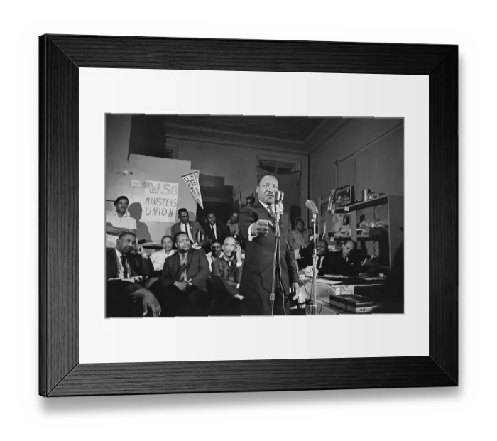Framed Print : MLK In Chicago Framed Print : MLK In Chicago