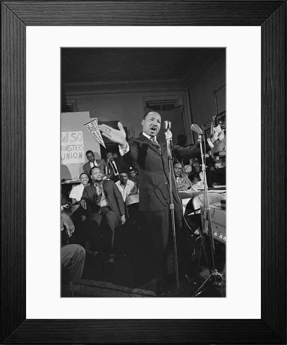 Framed Print : MLK In Chicago Framed Print : MLK In Chicago