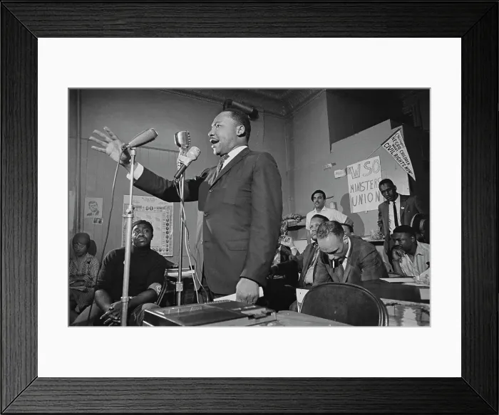 Framed Print : MLK In Chicago Framed Print : MLK In Chicago