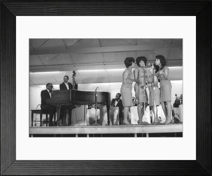 Framed Print : Ray Charles At Sound Blast 66 Framed Print : Ray Charles At Sound Blast 66